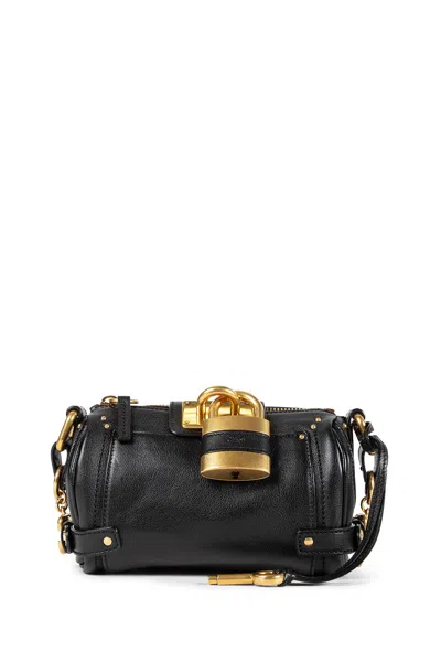 Chloé Small Paddington Chain Bag In Black