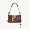 Chloé Small Paddington Chain Bag In Grained Leather Brown Size Onesize 100% Bubalus Bubalis, Farmed, Coo I In Brown