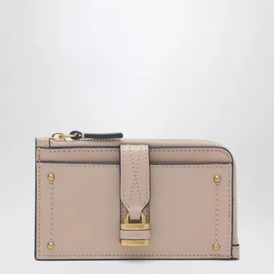 Chloé Small Paddington Coin Purse With Card Slots In Pink In Neutral