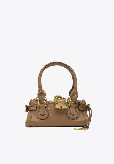 Chloé Small Paddington Handbag In Brown