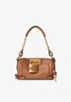 Chloé Small Paddington Leather Shoulder Bag In Brown
