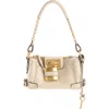 Chloé Small Paddington Leather Shoulder Bag In Gray