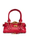 Chloé Small Paddington Leather Shoulder Bag In Red