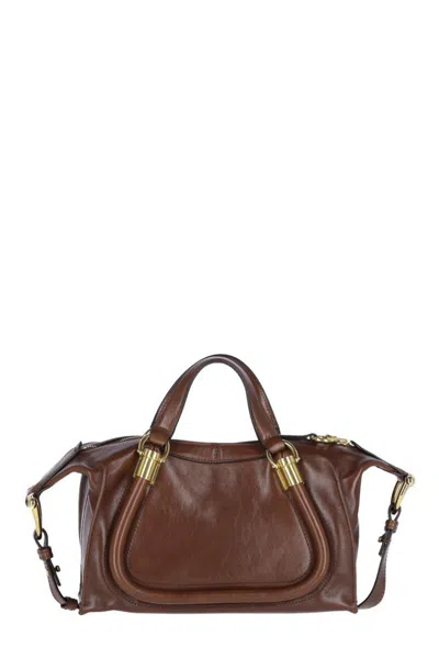 Chloé 'paraty 24' Small Shoulder Bag In Brown