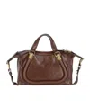 Chloé Shoulder Bag With Adjustable Strap And Dual Handles In Green