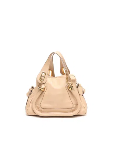 Chloé Small Paraty Bag In Neutral