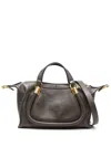 Chloé Small Paraty Shoulder Bag In Grey