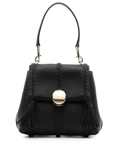 Chloé Small Penelope Shoulder Bag In Black