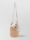 Chloé Small Basket Bag In Natural Fibers