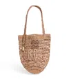 Chloé Small Raffia Summer Banana Tote Bag In Sand