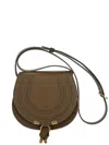 Chloé Small Marcie Saddle Bag In Beige