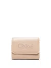 CHLOÉ SMALL SENSE LEATHER WALLET