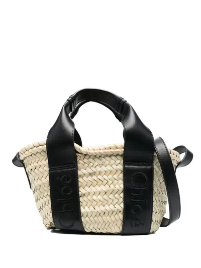 Chloé Handtasche Mit Logo In Neutrals