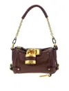 Chloé Crafty Brown Small Paddington Chain Bag In Brown