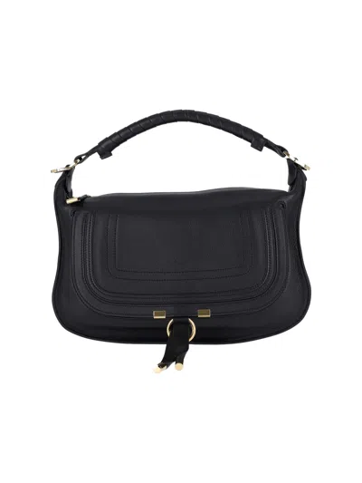 Chloé Small Shoulder Bag "marcie" In Black