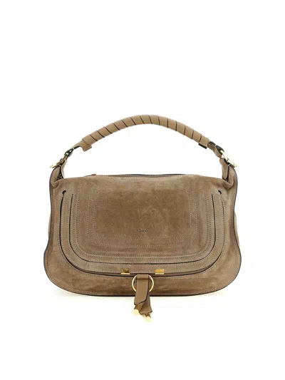 Chloé Small Shoulder Bag In Sand