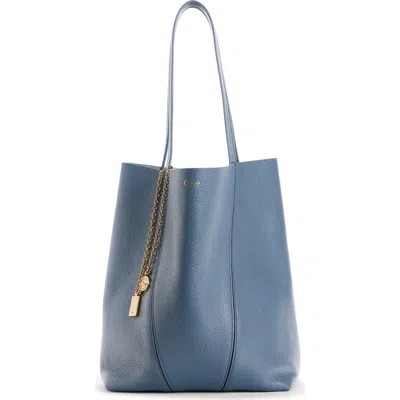Chloé Small Spin Leather Crossbody Tote