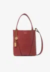 Chloé Chloe Spin Small Tote In Brown