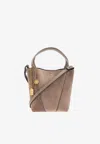 Chloé Small Spin Tote Bag In Gray