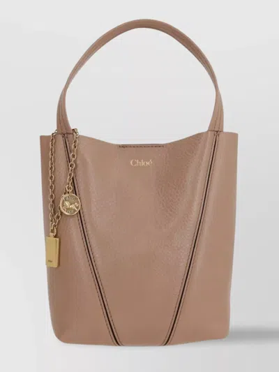 Chloé Small Spin Tote Bag Leather