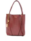 Chloé Small Spin Tote In Grained Leather Bags