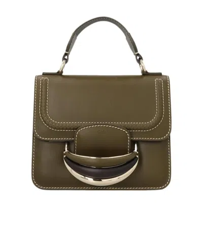 Chloé Small Strap Bag In Green