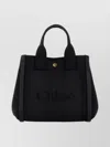 Chloé Canvas Carry Shopping Bag With Top Handles