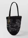 Chloé Small Summer Banana Shopping Raffia Beach Bag
