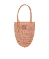 Chloé Small Summer Banana Tote Bag In Raffia