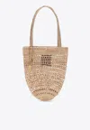 Chloé Chloe Women Raffia Small Summer Banana Shopping Bag