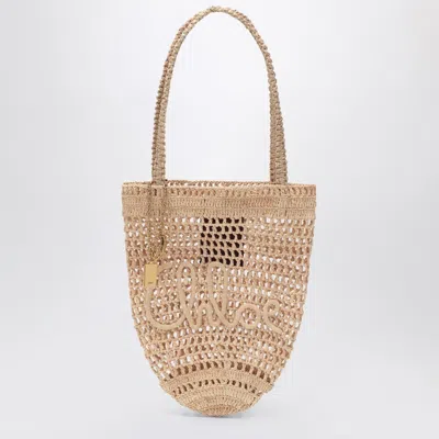 Chloé Small Summer Banana Tote Bag In Sand Colour Women