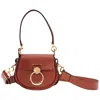 Chloé Chloe Small Tess Shoulder Bag- Sepia Brown In Brown