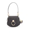 Chloé Tess Shoulder Bag In Black