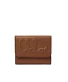 Chloé Small Three-fold Bag In Brown