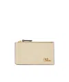 Chloé Small Wallet In Neutral