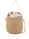 Chloé Woven Top-handle Shoulder Bag In Brown