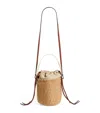 Chloé Woody Basket Bucket Bag In Brown