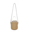 Chloé Small Woody Basket Bag In Natural Fibres