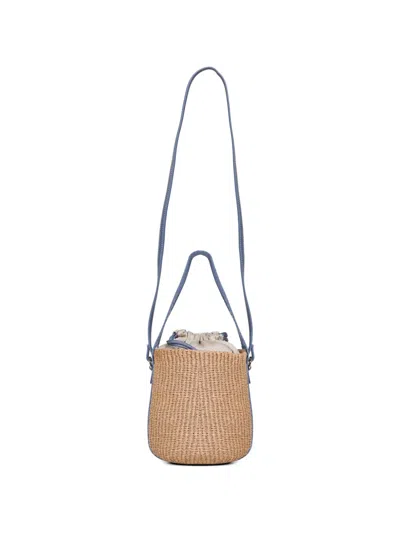 Chloé Small Woody Bucket Bag In Brown