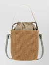 Chloé Small Woody Bucket Bag With Dual Handles In Brown