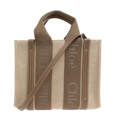 CHLOÉ CHLOÉ WOODY SMALL TOTE BAG