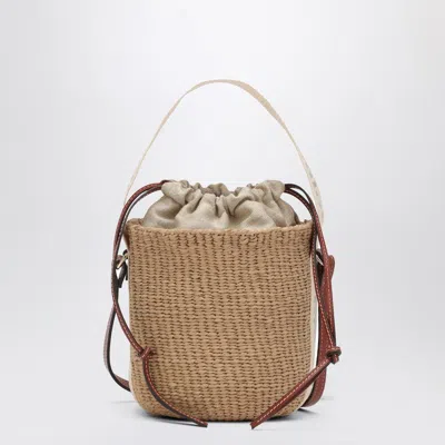 Chloé Small Woody Raffia Bucket Bag Women