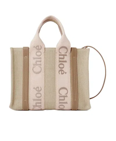 CHLOÉ CHLOÉ WOODY SMALL TOTE BAG