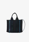 Chloé Small Woody Leather Tote In Black