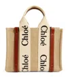 Chloé Chloe' Woody Small Tote Bag In Brown