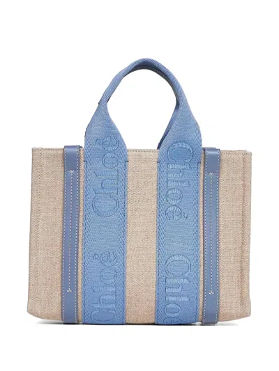 Chloé Small Woody Tote Bag In Multi