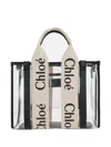 Chloé Petite Woody Jelly Tote Bag In White