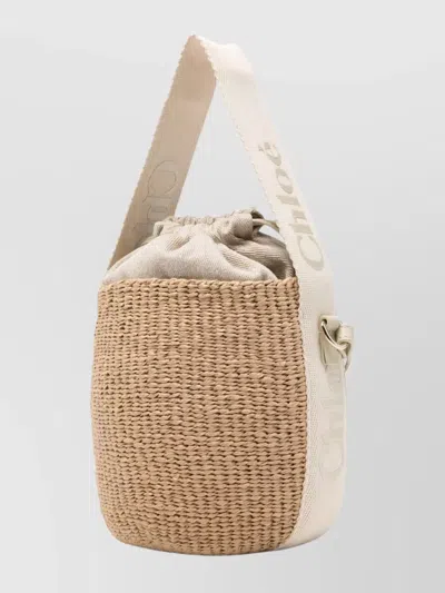 Chloé Small Woven Bucket Shoulder Bag