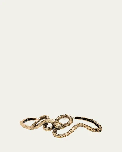 Chloé Chloe Snake Belt In Vintage Gold ModeSens