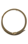 Chloé Snake Choker In Gold
